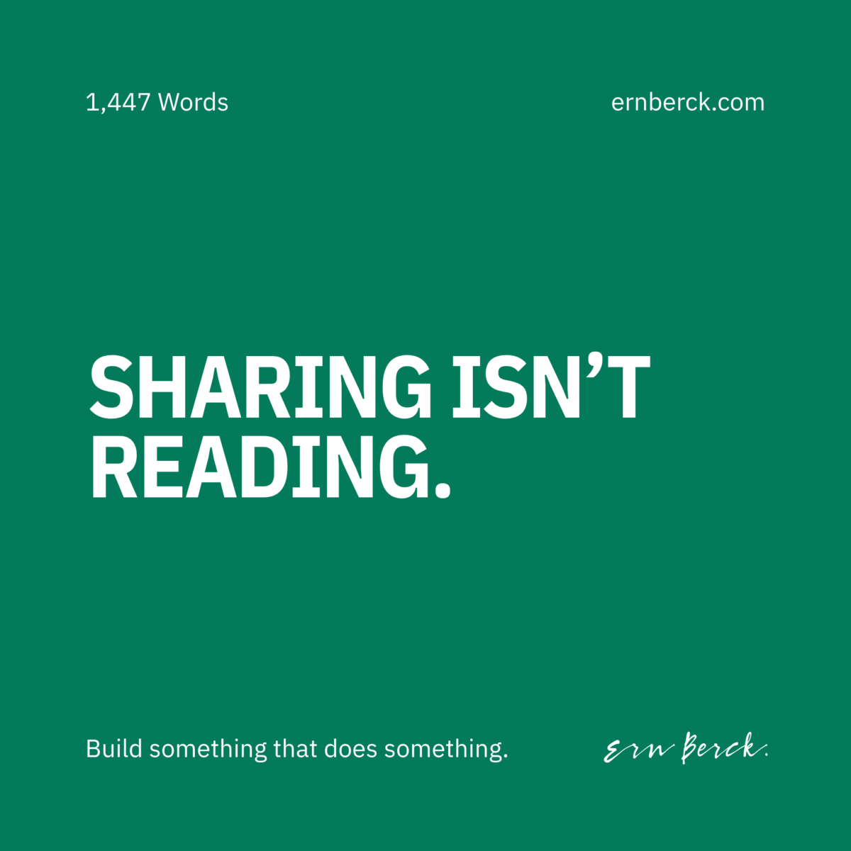 post slide sharing isn't reading