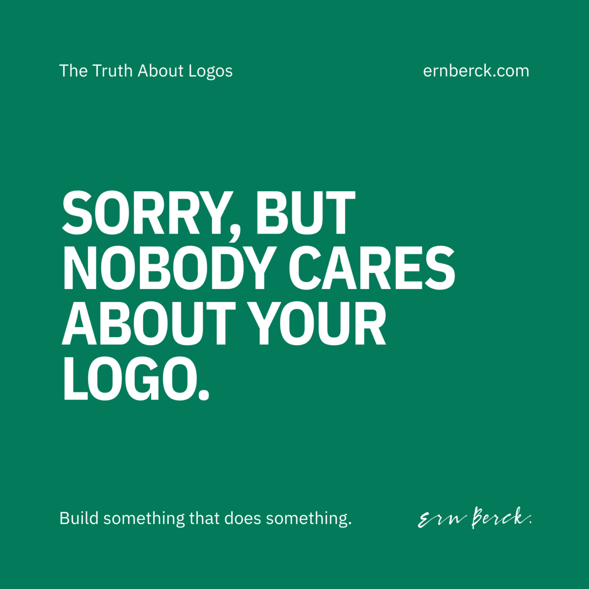 post slide the truth about logos