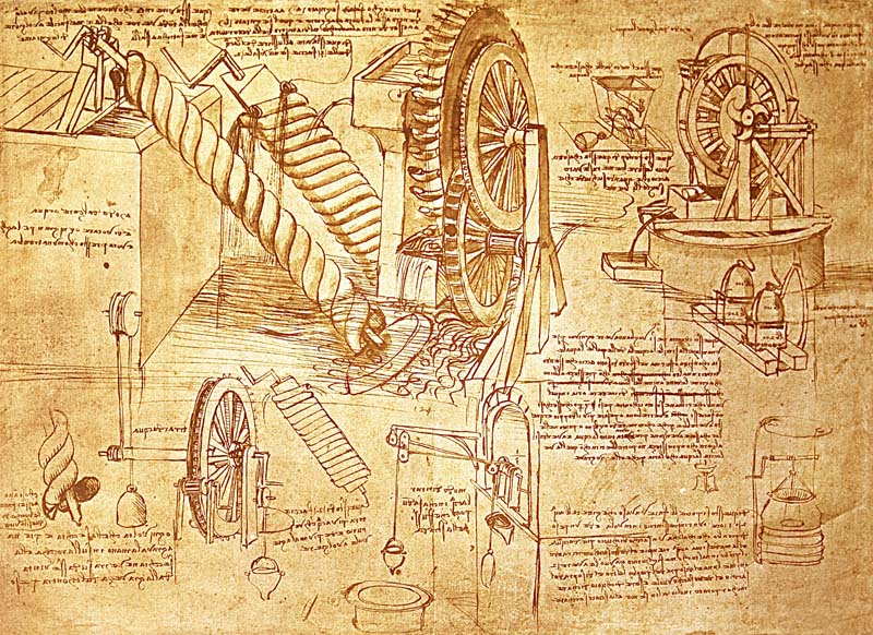 Leonardo da Vinci - Screw gears