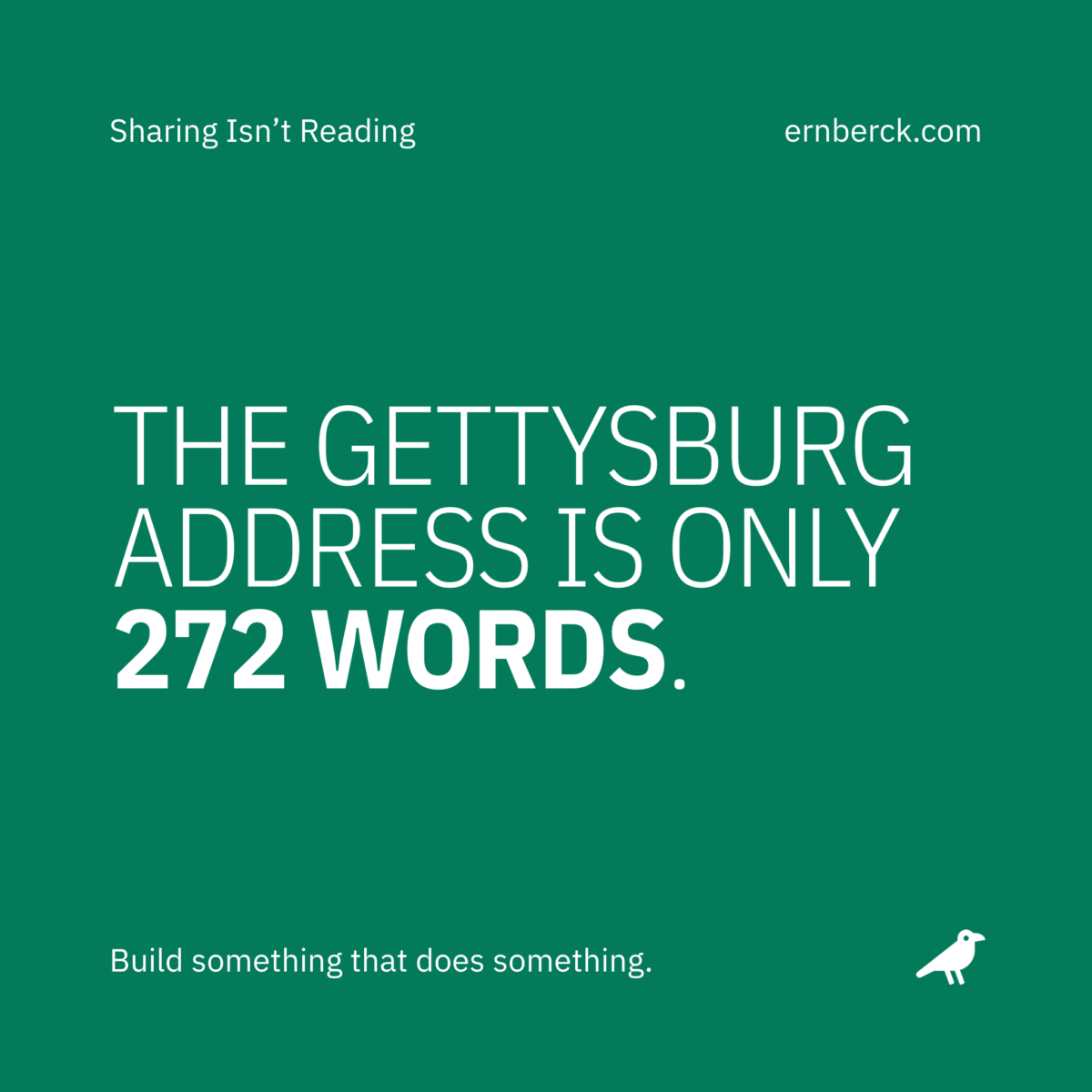 post slide the gettysburg address is only 272 words