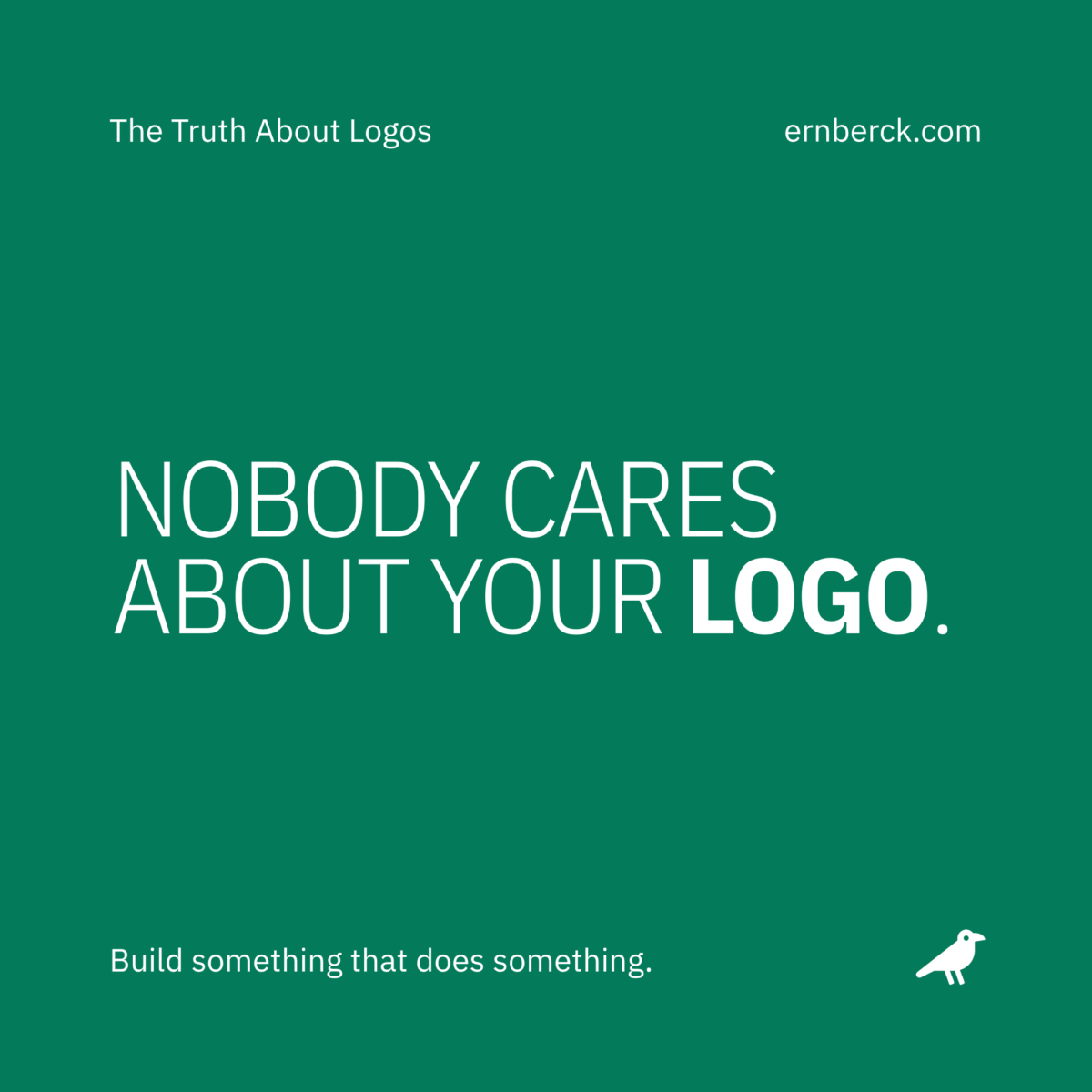 slide post the truth about logos