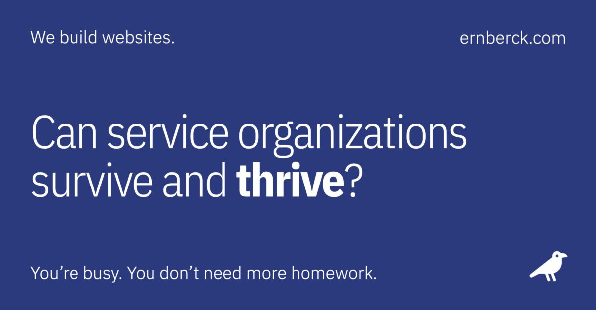 post can service organizations survive and thrive
