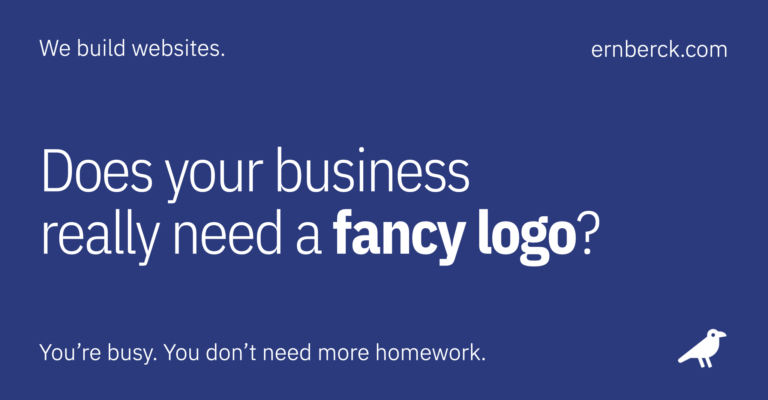 post does your business really need a fancy logo