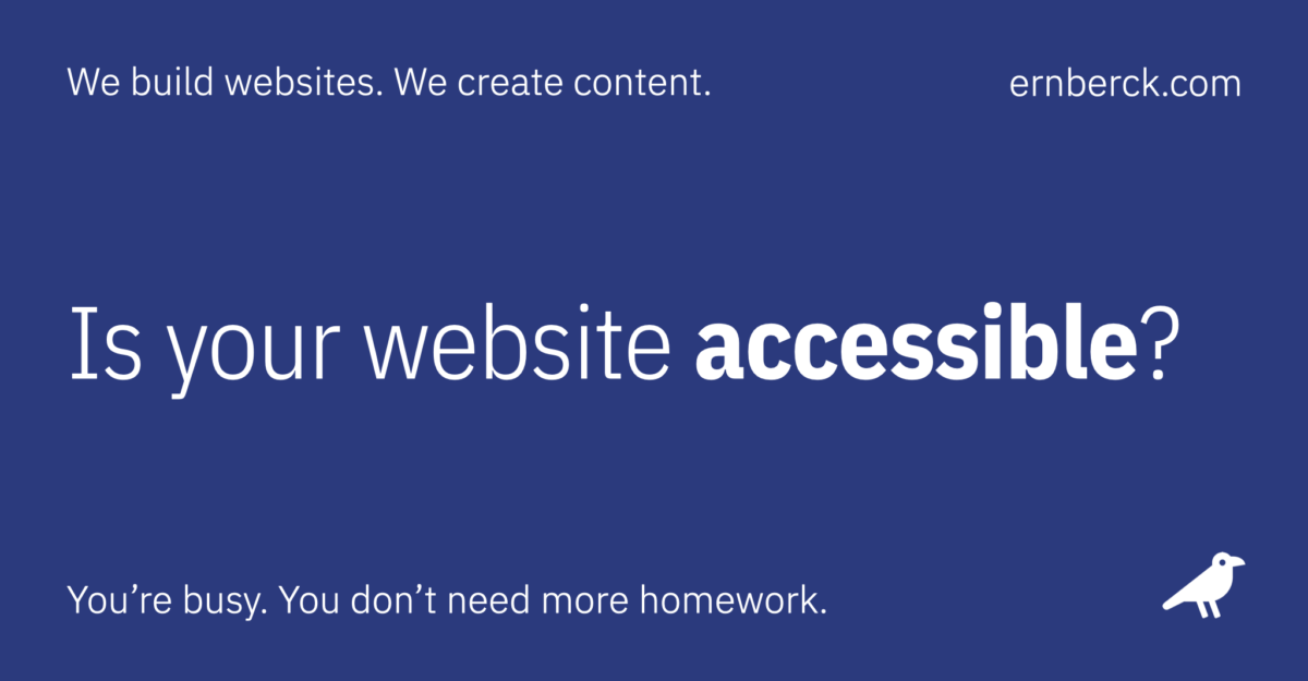 post is your website accessible