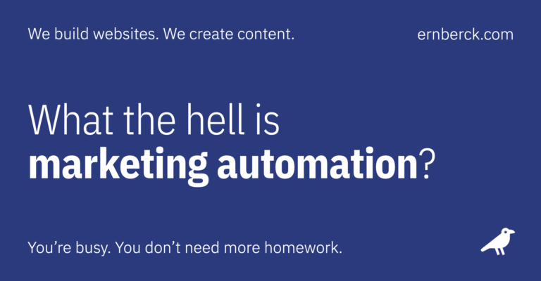 post what the hell is marketing automation