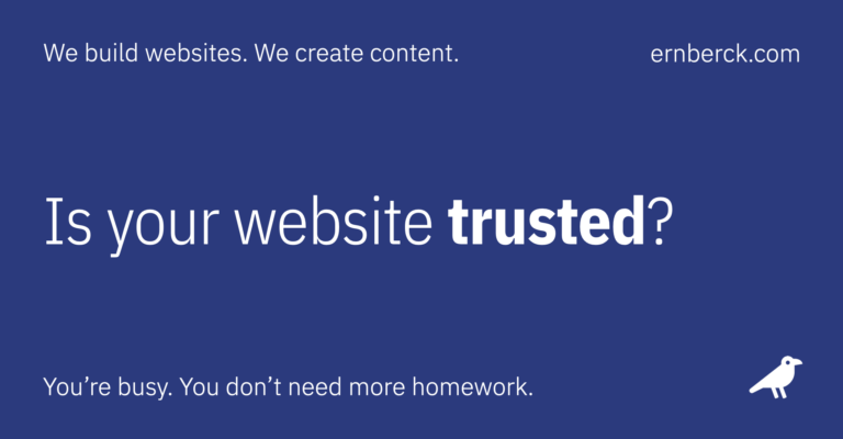 post is your website trusted