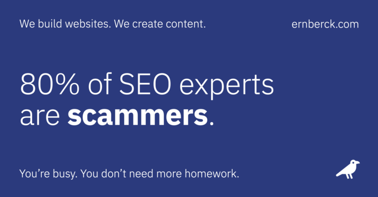 post 80 percent of seo experts are scammers