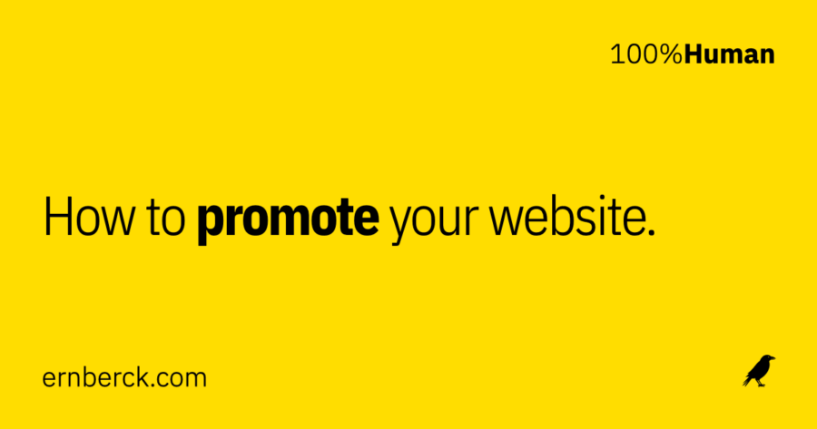 How to promote your website