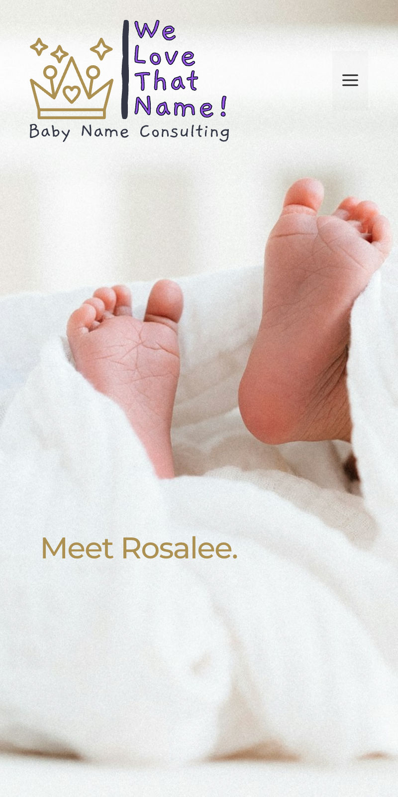 Ern Berck work project We Love That Name!