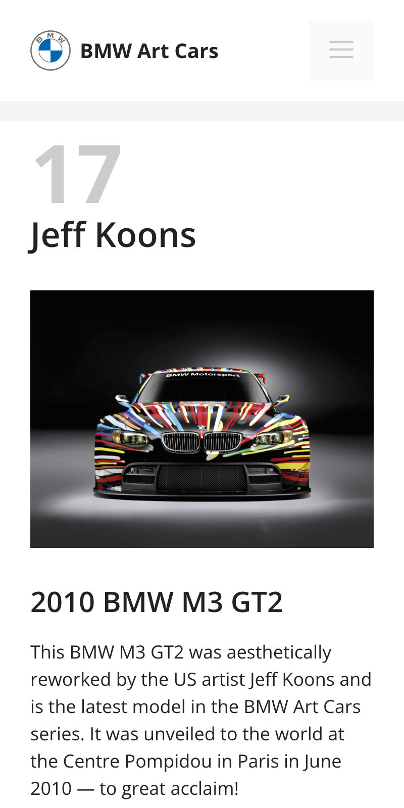 Ern Berck work project for art car collection